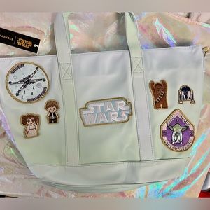 BNWT Stoney Clover Lane Patched Mini Ombré Star Wars tote!